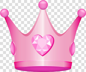  pink  crown  tiara  queen  princess  royal  hearts  HD Png Download