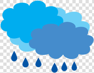 Cloudy With Rain  Rain  The Rain Clouds   Cloudy Weather Cartoon  HD Png Download