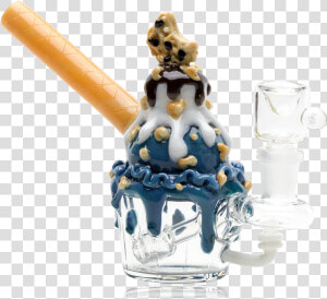 Empire Glassworks Mini Cookie Monster Sundae Bong   Empire Glass 18mm Bong  HD Png Download