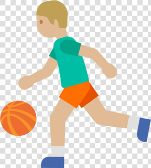 Basketball Emoji Png   Patear El Balon De Basquet  Transparent Png