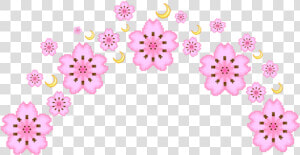  flower  flowers  emoji  pink  moon  moons  pixel  yellow  HD Png Download