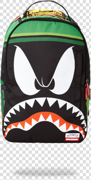 Sprayground Marvin The Martian Shark Backpack   Marvin The Martian Sprayground  HD Png Download