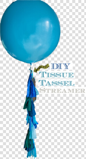 Tissue Tassel Balloon Diy  HD Png Download