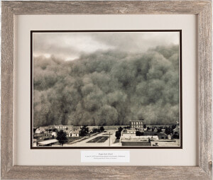 Huge Dust Storm June 4  1937  Poised To Hit Hooker    Okies In Dust Bowl  HD Png Download