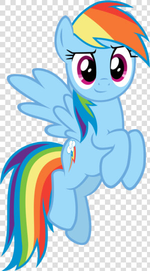 Transparent Confident Clipart   My Little Pony Rainbow Dash Flying  HD Png Download