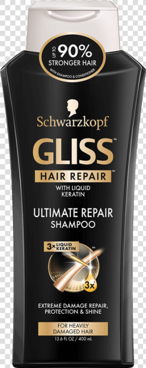 Gliss Us Ultimate Repair Shampoo   Schwarzkopf Shampoo And Conditioner  HD Png Download