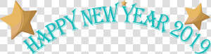 New Years Eve Png Background For Photography   Happy New Year 2019 Clip Art Banner  Transparent Png