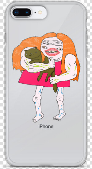 Girl Hold Cat Good   Iphone  HD Png Download