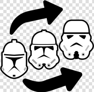 Stormtrooper Built To Last Vs Clone Trooper Clipart   Stormtrooper Vs Clone Trooper  HD Png Download