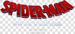 Spider Man Into The Spider Verse Logo Png Clipart  Transparent Png