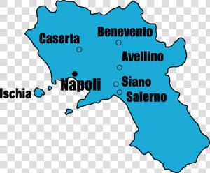 Campania Italy Campania Map  HD Png Download