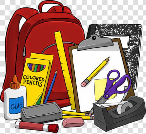 High School English Supplies Clipart Clipartfest Transparent   School Supplies Clipart Png  Png Download