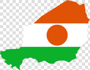 Niger Flag Map  HD Png Download