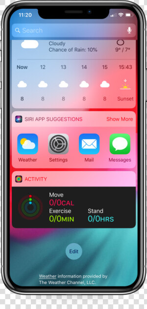 Widget Iphone  HD Png Download