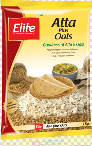 Elite Atta Plus Oats  HD Png Download