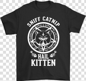 Sniff Catnip Hail Kitten Number Of The Cats 666 Shirts   Koninklijke Nederlandse Baseball En Softball Bond  HD Png Download