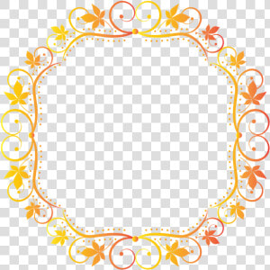 Fall Border Png Clipart   Png Download   Transparent Frame Fall Border  Png Download