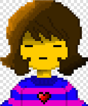 Undertale Frisk Pixel Art   Frisk Undertale Pixel  HD Png Download