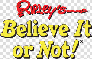 Ripley  39 s Believe It Or Not Logo  HD Png Download