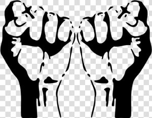 Raised Fist 1968 Olympics Black Power Salute Clip Art  HD Png Download