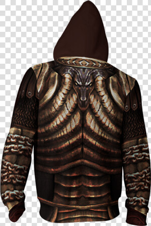 God Of War 2 Kratos Armor Cosplay Zip Up Hoodie Jacket   Kratos God Of War 2  HD Png Download