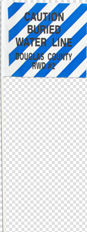 Blue And White Striped Flag With Custom Printing   Off white  HD Png Download