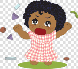 Girl Tantrum Clipart  HD Png Download