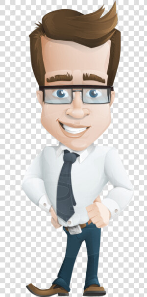 Worker Cartoon Character Charles Thumb Up Thumbup   Cartoon Character Thumbs Up  HD Png Download