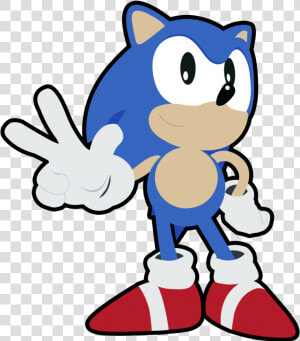 Browse And Download Sonic Png Pictures   Sonic Classic Artwork 2d  Transparent Png