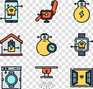 Smart House   Manufacturing Color Icon Png  Transparent Png