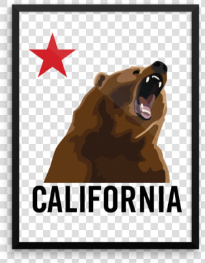 California Flag More   Png Download   California Republic Skeleton Bear Flag  Transparent Png