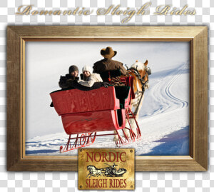 Whistler Winter Sleigh Horse  HD Png Download