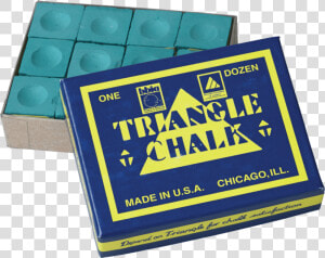 Triangle Chalk 12 Piece Box   Slope  HD Png Download