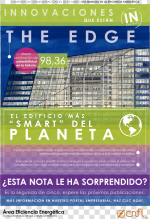 The Edge  The Most Sustainable And Intelligent Building  HD Png Download