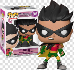 Teen Titans Go Robin Night Begins To Shine Funko Pop  HD Png Download