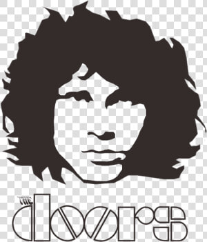 The Doors Logo Black And White   Jim Morrison The Doors Logo  HD Png Download