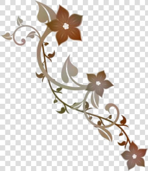 Swirly Flowers Png Transparent Images   Flower Graphics Swirl Hd  Png Download