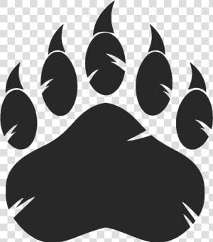 American Black Bear Paw Royalty free Clip Art   Bear Claw Clip Art  HD Png Download