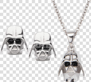 Darth Vader Stud Earrings And Pendant Set   Collana Boombox Amazon  HD Png Download