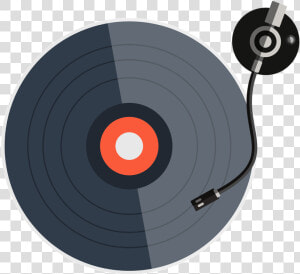  music  turn Table  record Player  player  record  old   Circle  HD Png Download