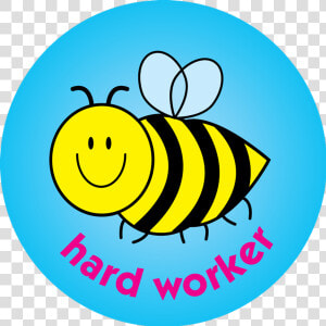 Bee A Hard Worker Clipart   Png Download   Hard Work By Honey Bee  Transparent Png