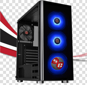 Sub Zero Thumb   Thermaltake Case Tempered Glass Rgb  HD Png Download