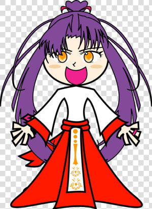 Anime  Girl  People  Woman  Asian  Japanese  Geisha   Purple Girl Clipart  HD Png Download