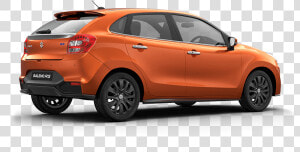 Baleno Rs Orange Car Back Side View   Tiago Vs Baleno  HD Png Download