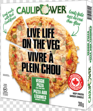 Veggie Caulipower Pizza Packaging   California style Pizza  HD Png Download