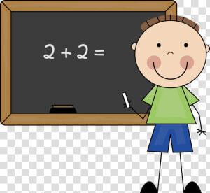 Transparent Math Clipart Png   Boy Doing Math Clipart  Png Download