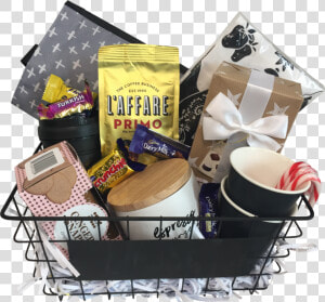  60 Coffee Theme Gift Basket   Tattly  HD Png Download