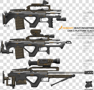 M4 Vector Sniper Rifle   Modular Rifle Concept Art  HD Png Download