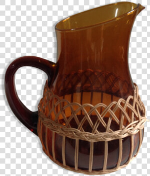 Water Pot Covered With Wicker   Earthenware  HD Png Download