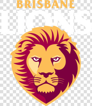 Brisbane Lions Logo  White Letters   Brisbane Lions Vs North Melbourne  HD Png Download